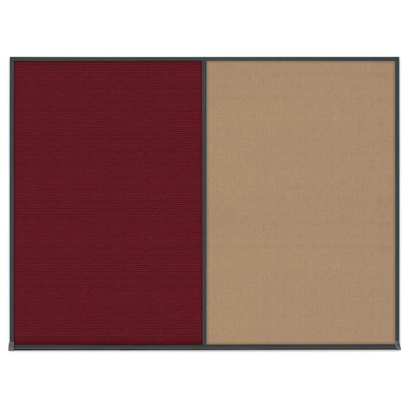 Triple Door Radius Plus Corkboard, 96" x